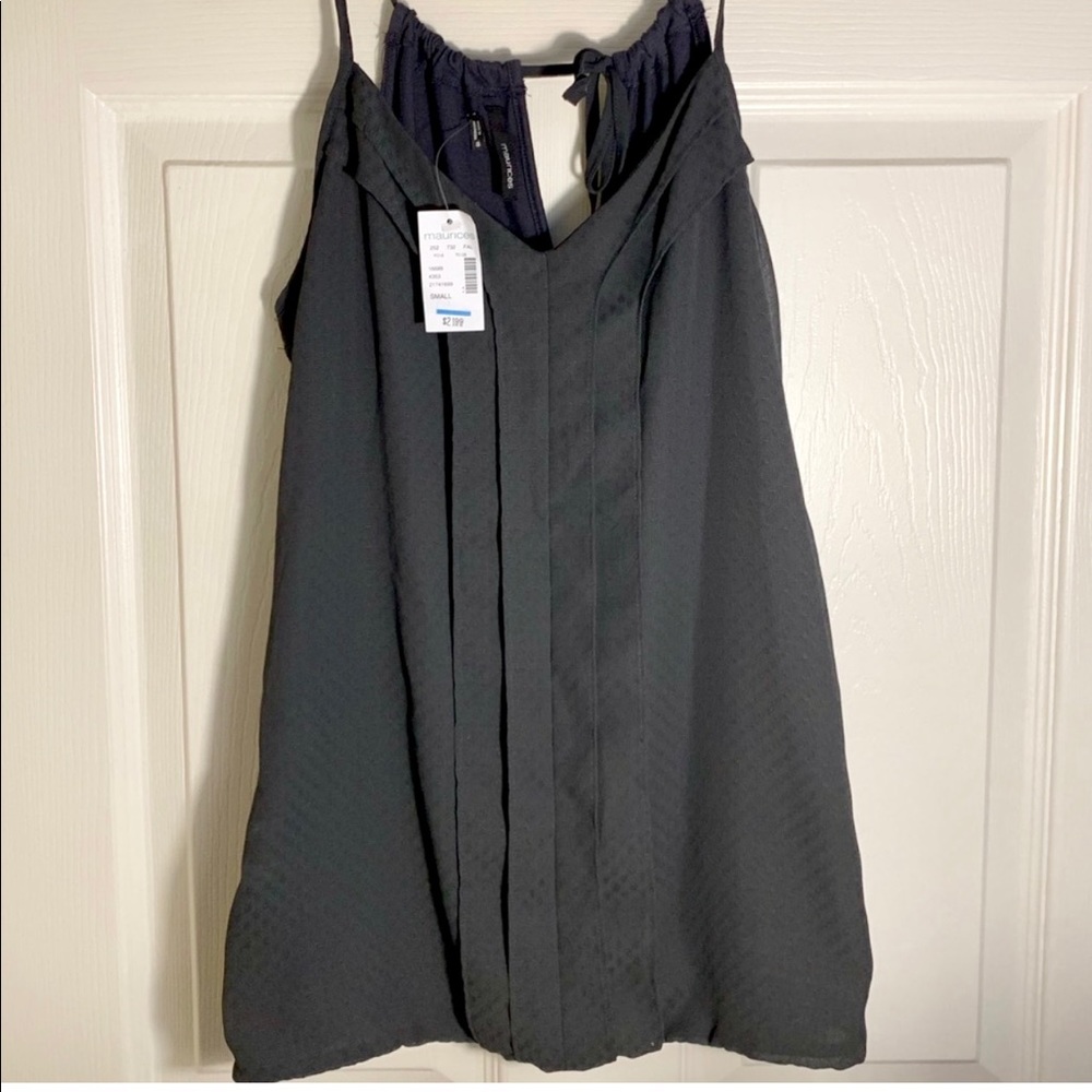 Maurices Dark Grey Blouse Size S